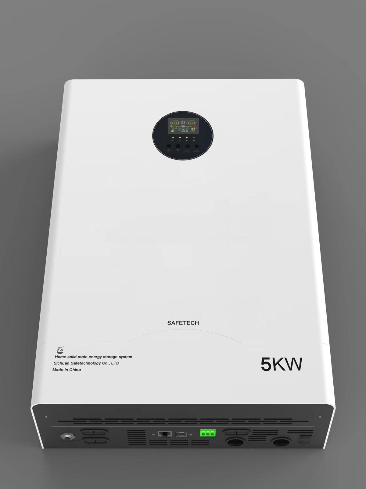 Safetech compact portable battery — silent non-flammable power for home and commercial mobile applications